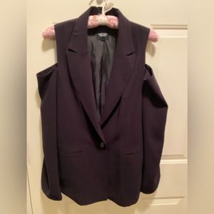 Simply Vera Vera Wang cold shoulder blazer